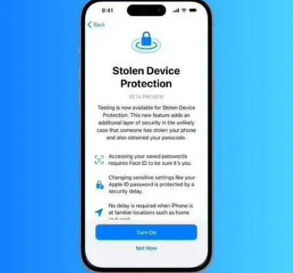 常平镇苹果授权维修店分享被盗设备保护功能开启方法